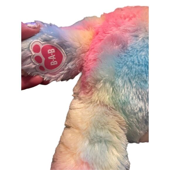Build-A-Bear Workshop Multicolor Rainbow Pastel Bear Plush Stuffed Animal Toy - Picture 2 of 11